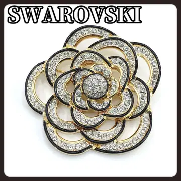 SWAROVSKI 스와로브스키 브로치 플라워 꽃 고져스