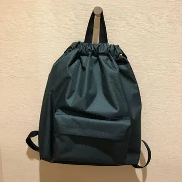 MUJI 경량 블랙 백팩 복조리형