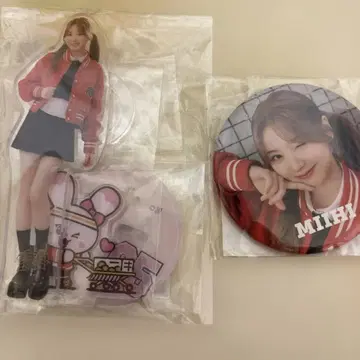 Niziu 미이히 팬미 아크릴 스탠드 캔뱃지 세트