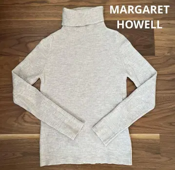 MARGARET HOWELL 울 니트 베이지 마가렛호웰