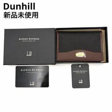 레어 던힐 명함지갑 카드 케이스 블랙 브라운 골드 가죽