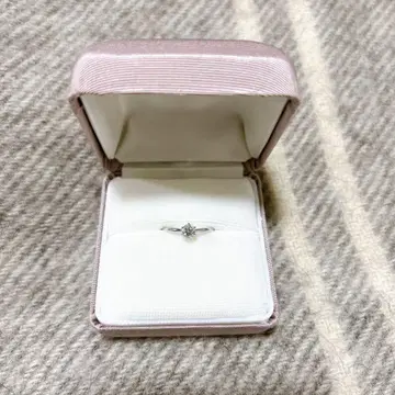 TSUTSUMI 츠츠미 플라티나 약혼반지 감정서 포함