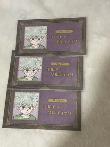 HUNTER x HUNTER 키루아 점프 페어 명함