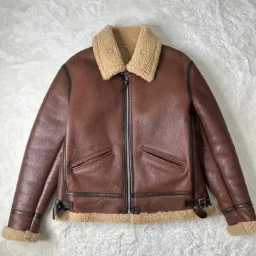 [3XL] Curphey 가죽 B-3 무스탕 자켓