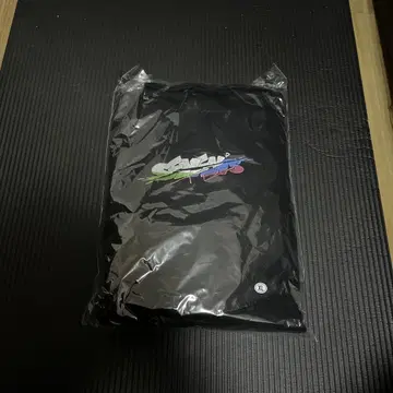 그래픽 로고 블랙 후드티 XL