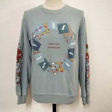 PINK HOUSE 맨투맨 트레이닝복 M 작은 꽃 리스 산딸기