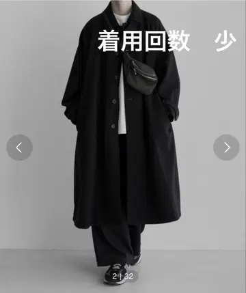 [ 새상품급 ] remer 루즈 발라칼라 오버코트 블랙 코트 M