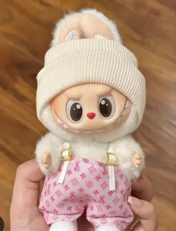 러브부 옷 갈아입기 오버롤 핑크