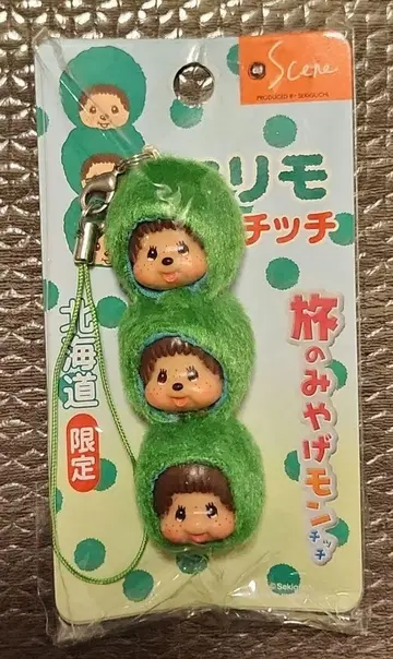 홋카이도 한정 마리모 몬치치 스트랩