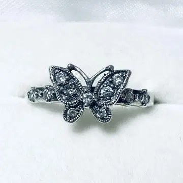 ANNA SUI 나비 모티브 실버 반지 A