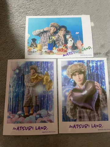 MATSURI 스즈키 와타루 팬클럽 투어 폴라로이드풍 브로마이드 사진