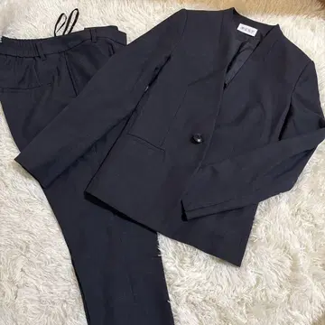 PLST 다크 네이비 수트 셋업 S