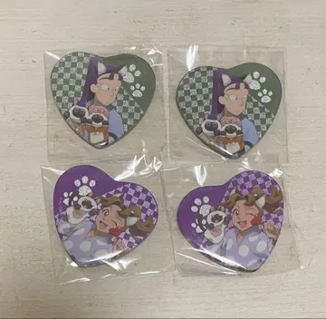 닌타마 란타로 난자타운 하트 캔뱃지