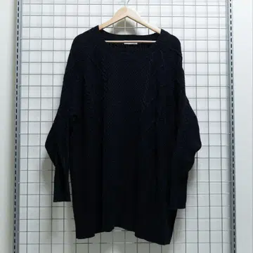FREAK'S STORE 블랙 오버 사이즈 니트