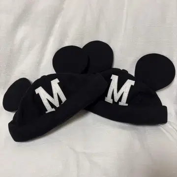 미키마우스 귀도리 모자 2세트