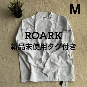 ROARK 헤비웨이트 모크넥 T셔츠 M 화이트