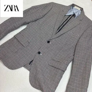 ZARA MAN 자라맨 하운드투스 체크 패턴 테일러드 자켓 48(L)