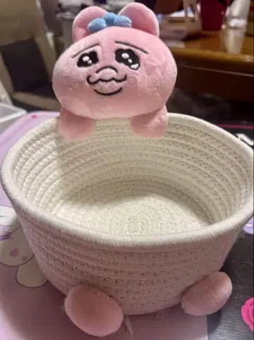 빤쮸토끼 로프 바스켓