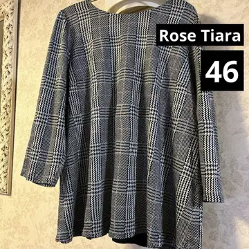 새상품급 빅 사이즈 46 로즈 티아라 백리본 루즈핏 풀오버