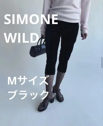 SIMONEWILD VELVET LONG SHORTS 시모네와일드 M
