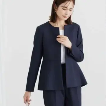 셋업 여성 수트 네이비 세탁 가능 입학식