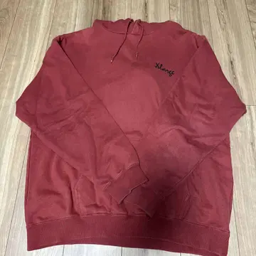 Xlarge 버건디 후드티