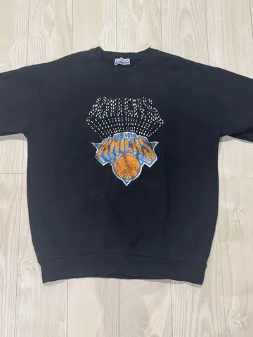 NBA 뉴욕 닉스 트레이닝복 맨투맨 블랙 L 사이즈 빈티지
