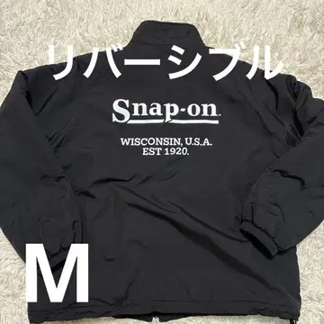 Snap-on 나일론 자켓 보아 리버서블 블랙