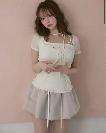Murphy flare mini skirt andmary