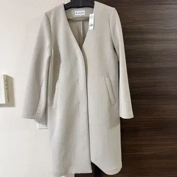 글로벌 워크 노카라 코트 코트 택 포함 미사용 새상품
