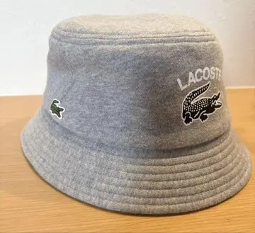 LACOSTE 그레이 버킷 햇