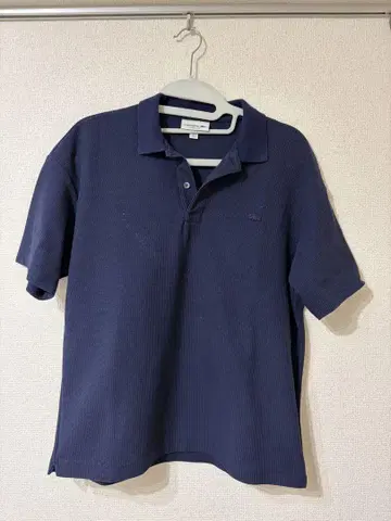 LACOSTE 네이비 피케 셔츠 M