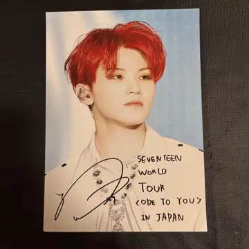 세븐틴 SEVENTEEN 우지 로손 프린트 Ode to you