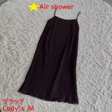 'Airy shower (에어리 샤워)' 플리츠 롱 원피스