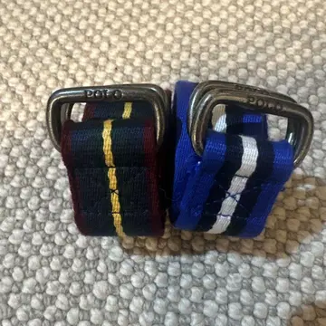 POLO 멀티 컬러 벨트 2개 세트