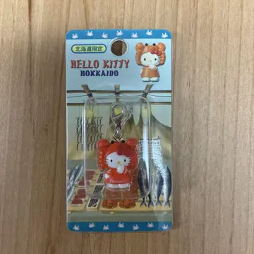 지역 한정 키티 홋카이도 한정 지퍼 마스코트
