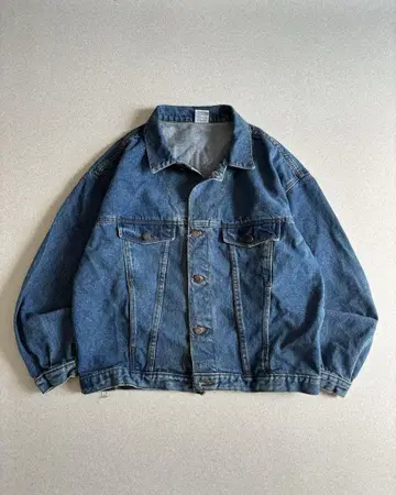 90s 크롭 데님 재킷 모로코 산