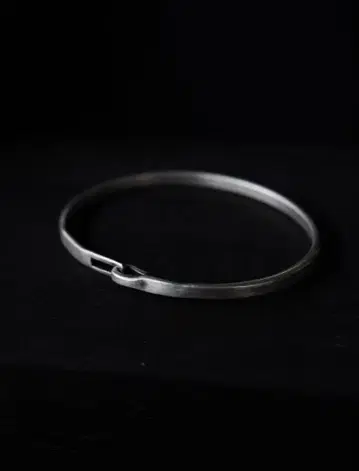 PRY 슈 Silver Hook Bangle 사이즈 1
