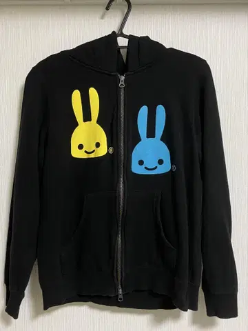 CUNE 큔 지퍼 후드티 토끼