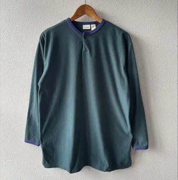 90s L.L.Bean 헨리넥 플리스 셔츠 M 풀오버