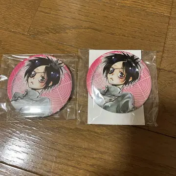 점프전 캔뱃지 크롬 2개