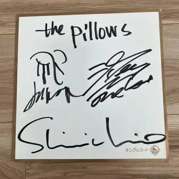 the pillows 피로우즈 사인 색지