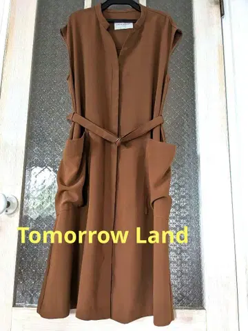 Tomorrow Land* 가을/겨울용 슬리브리스 롱 원피스 베스트 M