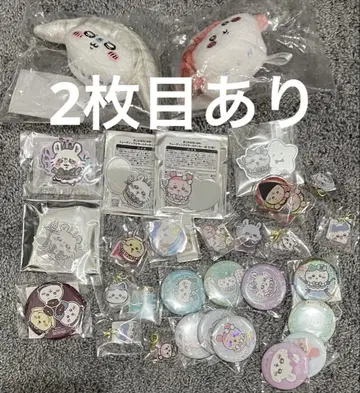 치이카와(먼작귀) 하치와레 모몽가 토끼 캔뱃지 아크릴 스탠드 스티커