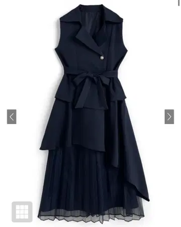 GRL 리본 벨트 부착 아지메 트렌치 원피스