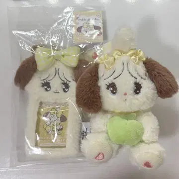 mikko 수플레 세트 봉제 인형 마스코트 트레이딩 카드 케이스