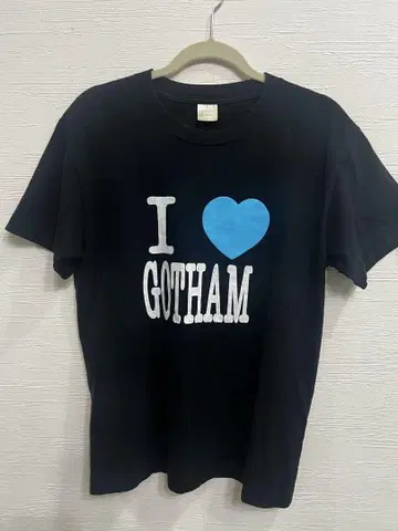 넘버나인 I 고담 블랙 티셔츠 [새상품급]