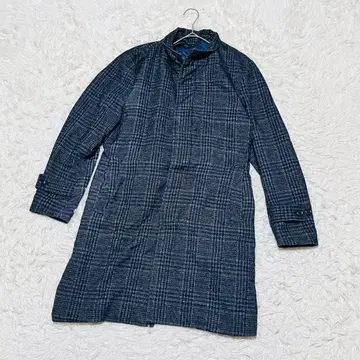 [ HARB ] 스텐카라 코트 글렌체크 비즈니스 캐주얼 네이비 M