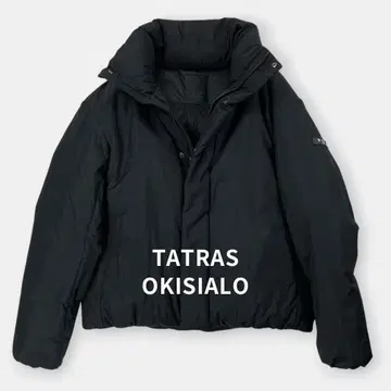TATRAS 23AW OKISIALO 스탠드 카라 다운 블랙 01