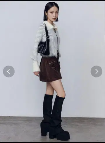 EMODA 루즈 플레어 커버 핏 부츠